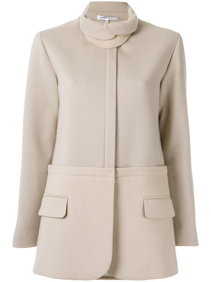 Gloria Coelho Wool Coat, Women's, Size: Gg, Nude/neutrals, Wool