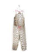 Roberto Cavalli Kids Leopard Jumpsuit, Girl's, Size: 6 Yrs, White