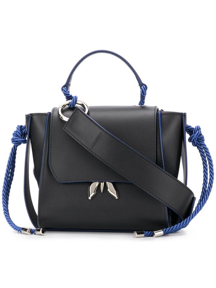 Patrizia Pepe Rope Detail Tote - Black