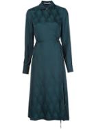 Rosetta Getty Wrap Shirt Dress, Women's, Size: 6, Green, Viscose