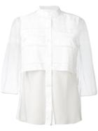 Red Valentino Sheer Panel Shirt - White