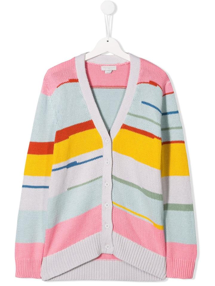 Stella Mccartney Kids Teen Knitted Cardigan - Blue