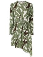 Adriana Degreas Printed Short Dress - Green