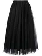 P.a.r.o.s.h. Tulle Midi Skirt - Black