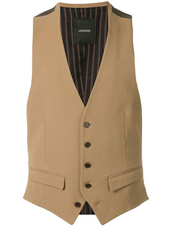 Loveless Slim-fit Waistcoat - Neutrals