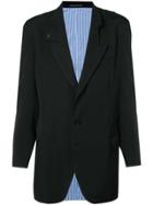 Yohji Yamamoto Tab Collar Jacket - Black