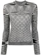Missoni Striped Knit Sweater - Black