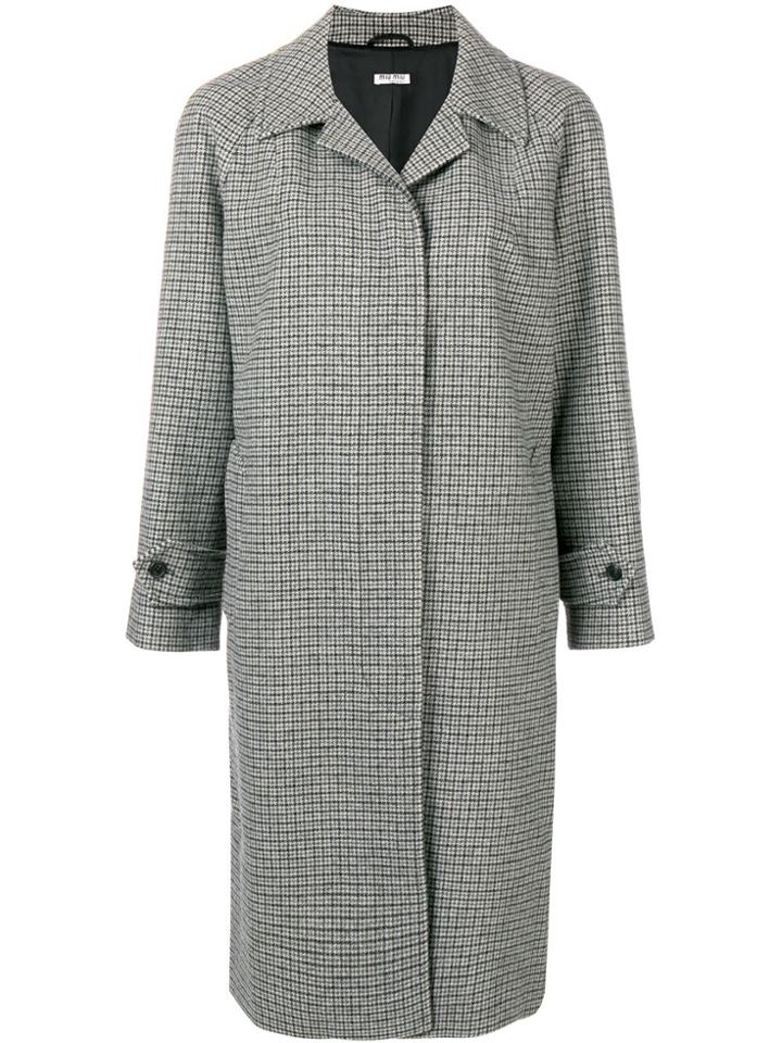 Miu Miu Tweed Coat - Grey
