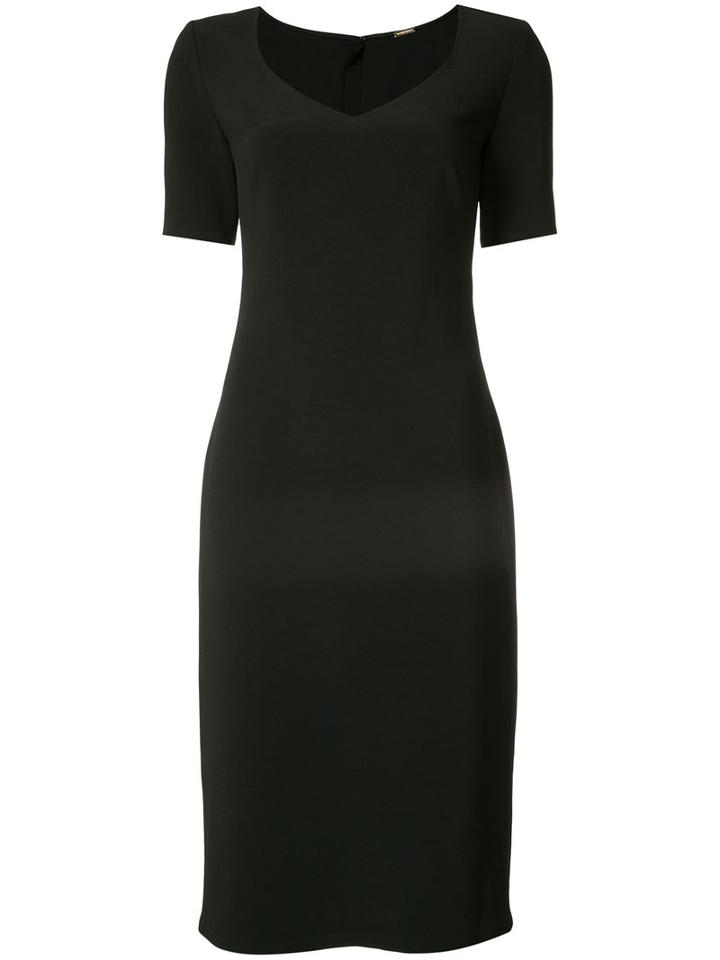 Knee-length Dress - Women - Spandex/elastane/viscose/acetate/silk - 0, Black, Spandex/elastane/viscose/acetate/silk, Adam Lippes