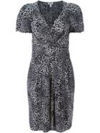 Moschino Vintage Leopard Print Dress, Women's, Size: 40, Black