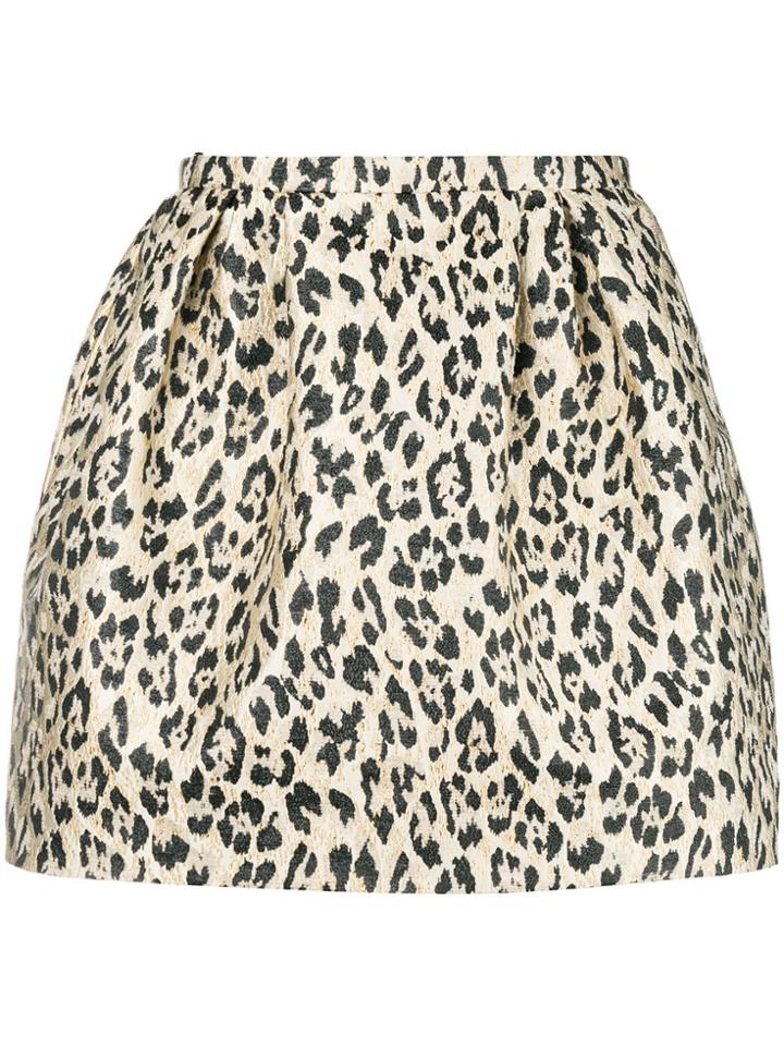 Valentino Released Pleat Skirt - Brown