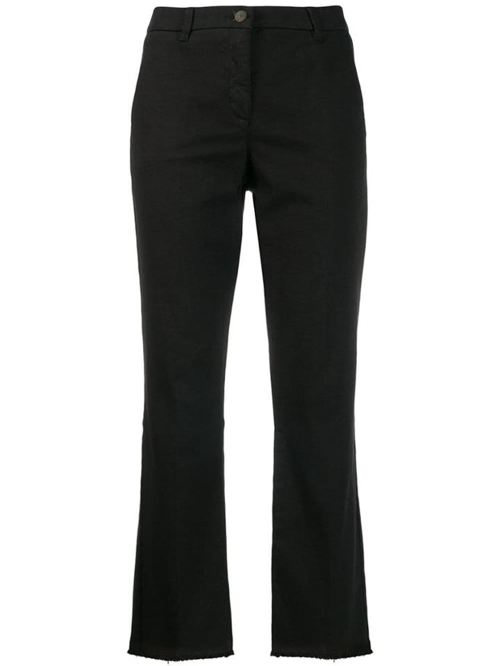 Luisa Cerano Bootcut Trousers - Black