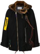 Kolor Contrast-patch Jacket - Black
