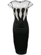 Philipp Plein Veronika Flame Dress - Black