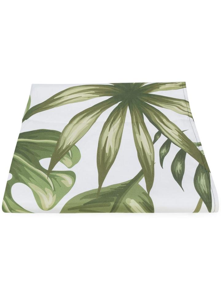 Mc2 Saint Barth Aidan Foliage-print Beach Towel - Green