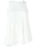 P.a.r.o.s.h. Ruffled Sleeveless Top
