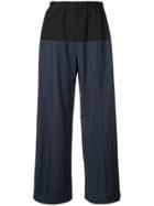 Dion Lee Colourblock Wide-leg Trousers - Blue