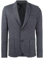 Lanvin Deconstructed Two Button Jacket, Men's, Size: 48, Grey, Wool/polyamide/spandex/elastane/viscose