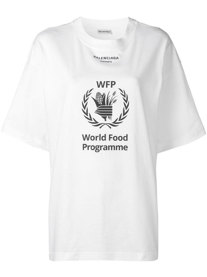 Balenciaga World Food Programme T-shirt - White