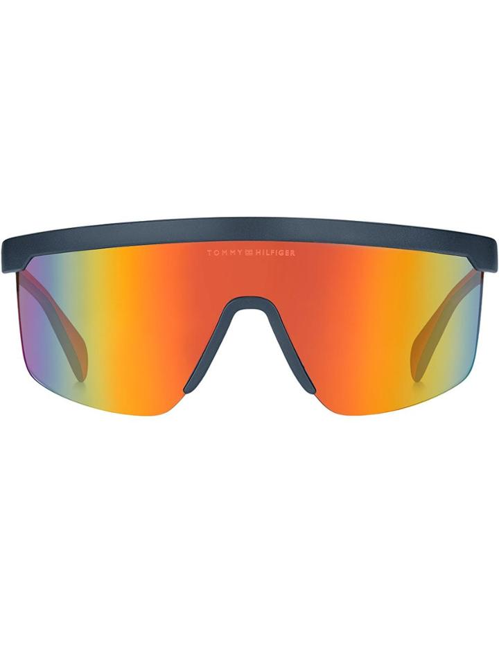 Tommy Hilfiger Wrap Mask Sunglasses - Blue