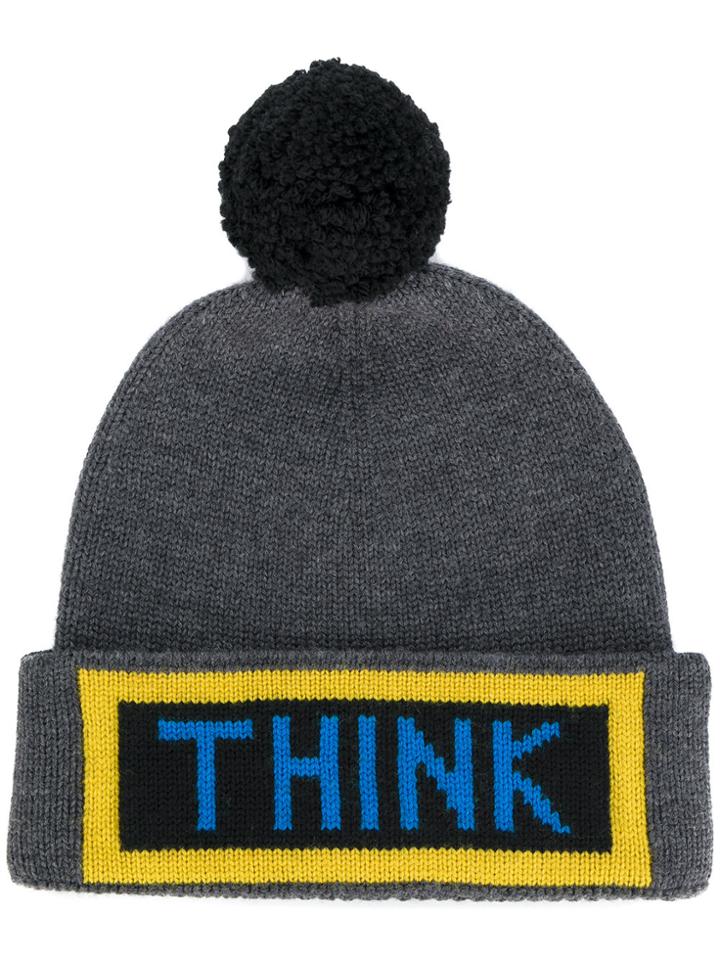 Fendi Think Bobble Hat - Black