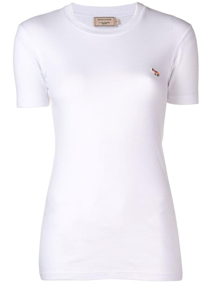 Maison Kitsuné Fox Profile Patch T-shirt - White