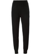 6397 Knitted Sweat Pants, Women's, Size: Medium, Black, Cashmere