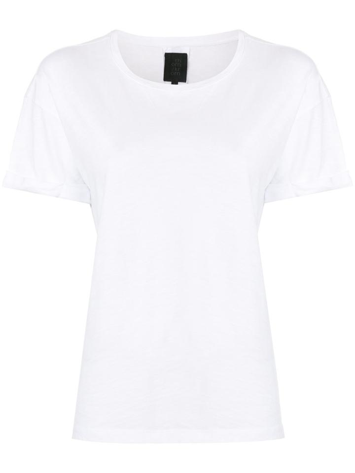 Thom Krom Rolled Up Sleeved T-shirt - White