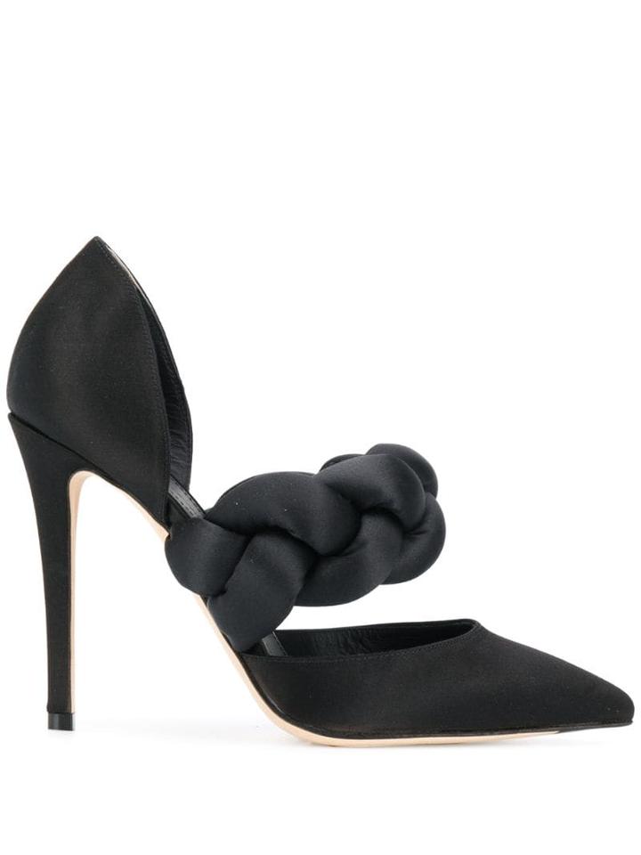 Marco De Vincenzo Treccia Decollete 105 Pumps - Black