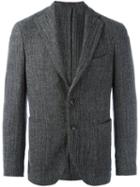 The Gigi Buttoned Single Breast Blazer, Men's, Size: 50, Grey, Cotton/cupro/virgin Wool