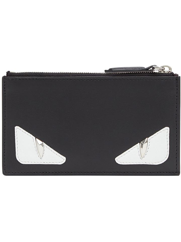 Fendi Zip Card Holder - Black