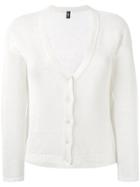 Eleventy Buttoned Cardigan - White