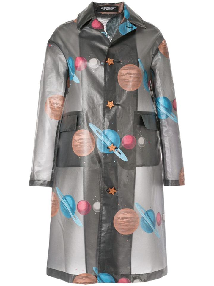 Undercover Sheer Planets Coat - Grey