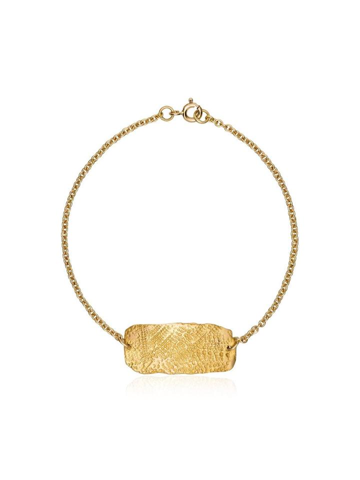 Orit Elhanati Roxy 18k Gold Tag Bracelet