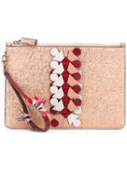 Prism Large Pouch Clutch - Women - Calf Leather - One Size, Pink/purple, Calf Leather, Anya Hindmarch