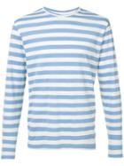 Orley - Striped Sweatshirt - Men - Cotton - S, Blue, Cotton