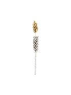 Saint Laurent Wheat Sheaf Earring - Metallic