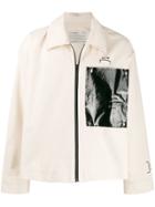 A-cold-wall* Logo Print Shirt Jacket - Neutrals