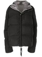 Kru Reversible Down Puffer Jacket - Black