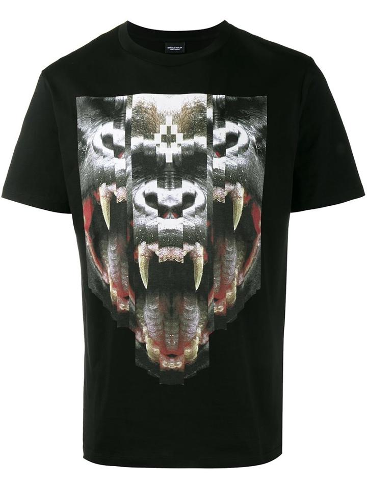 Marcelo Burlon County Of Milan 'las Tortolas' T-shirt, Men's, Size: Xs, Black, Cotton