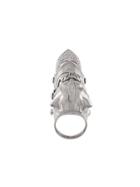 Balenciaga Bague Tigre Goth Os - Metallic