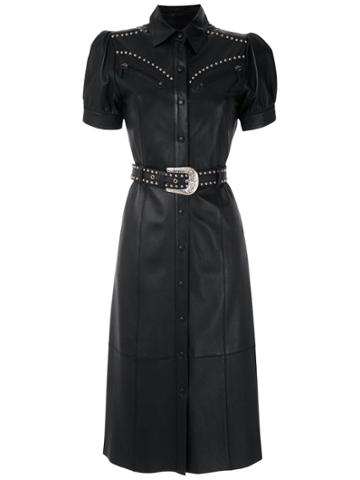 Nk Mestido Jane Leather Dress - Black