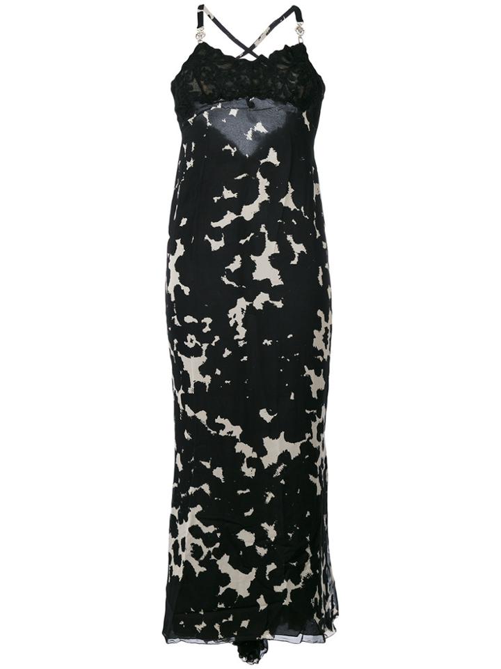 Versace Vintage Gianni Versace Strappy Dress - Black