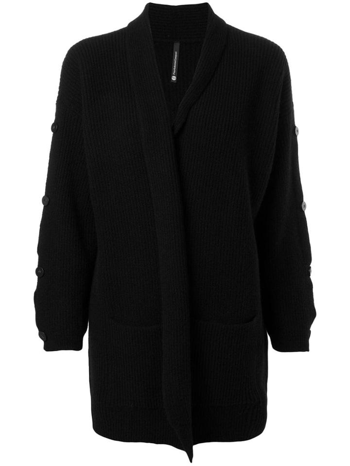 Pierantoniogaspari Open Front Cardigan - Black