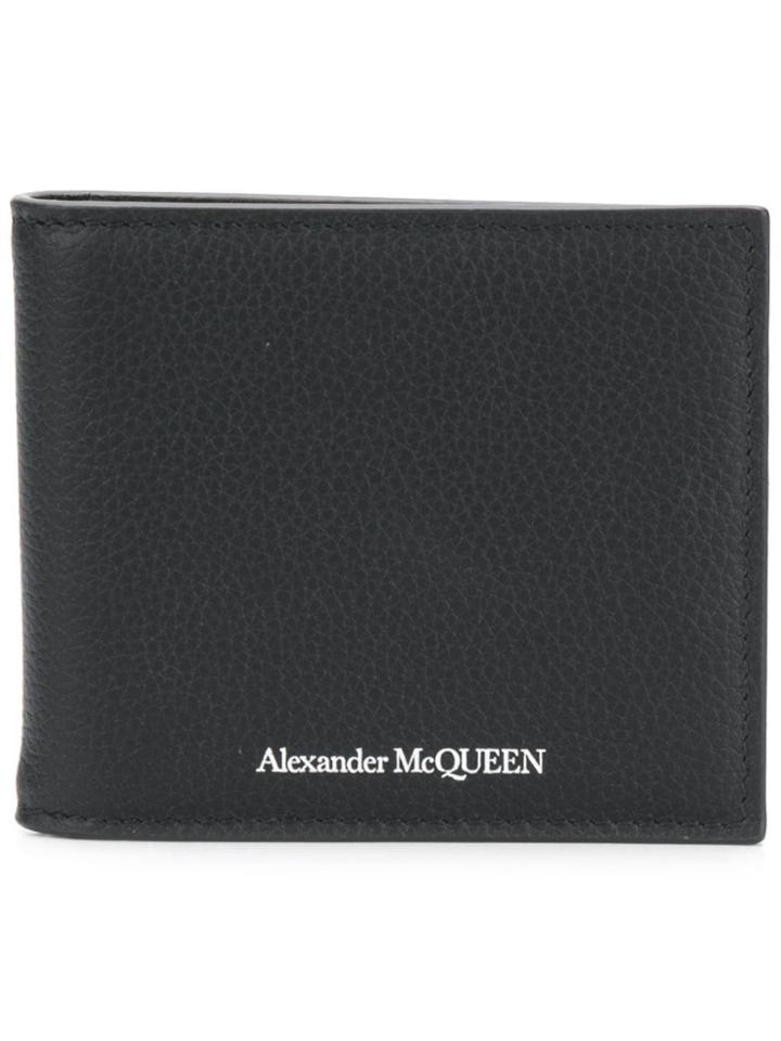Alexander Mcqueen Logo Bifold Wallet - Black