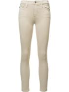 Ag Jeans 'farrah' Skinny Trousers, Women's, Size: 25, Nude/neutrals, Cotton/modal/polyester/polyurethane