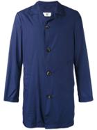 Kiton Fitted Coat - Blue