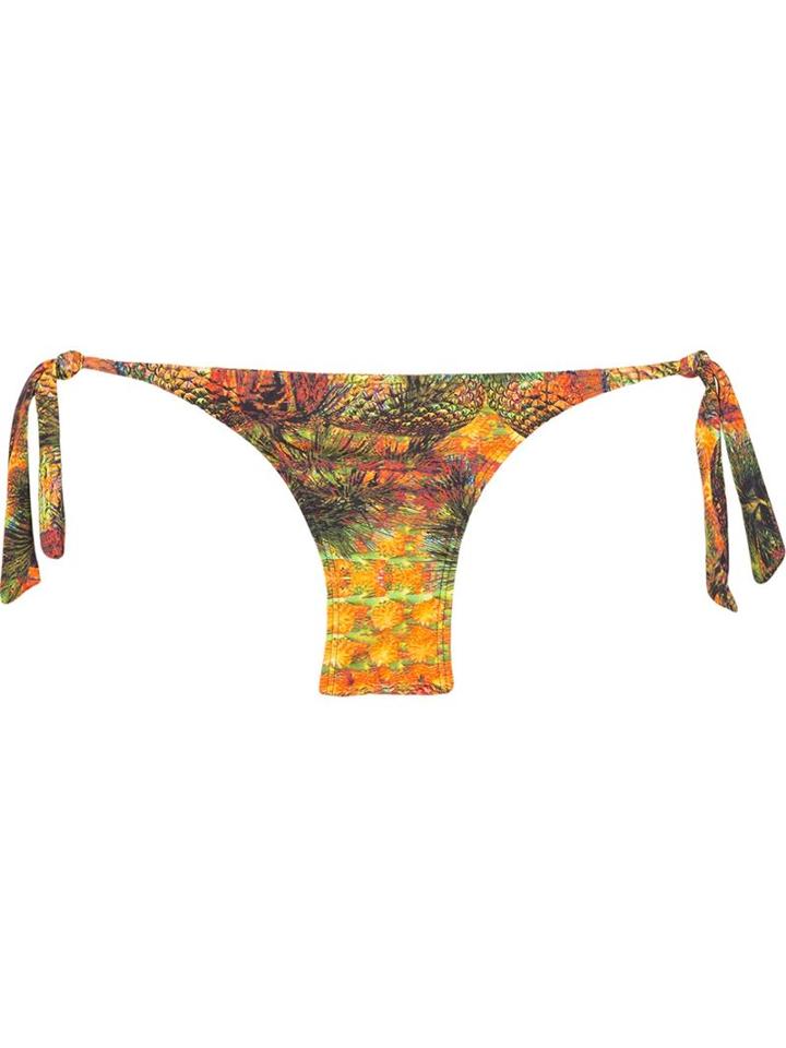 Lygia & Nanny Printed Bikini Bottoms, Women's, Size: 46, Yellow/orange, Polyamide/spandex/elastane