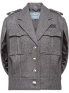 Prada Authentic Loden Jacket - Grey