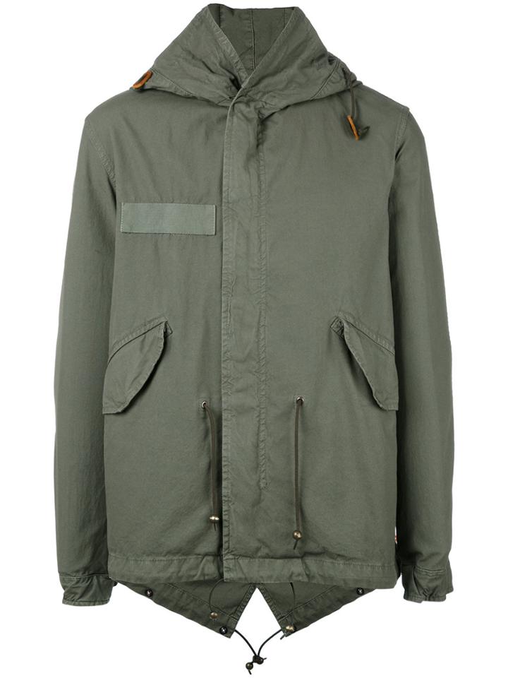 Mr & Mrs Italy Hooded Military Coat - Green